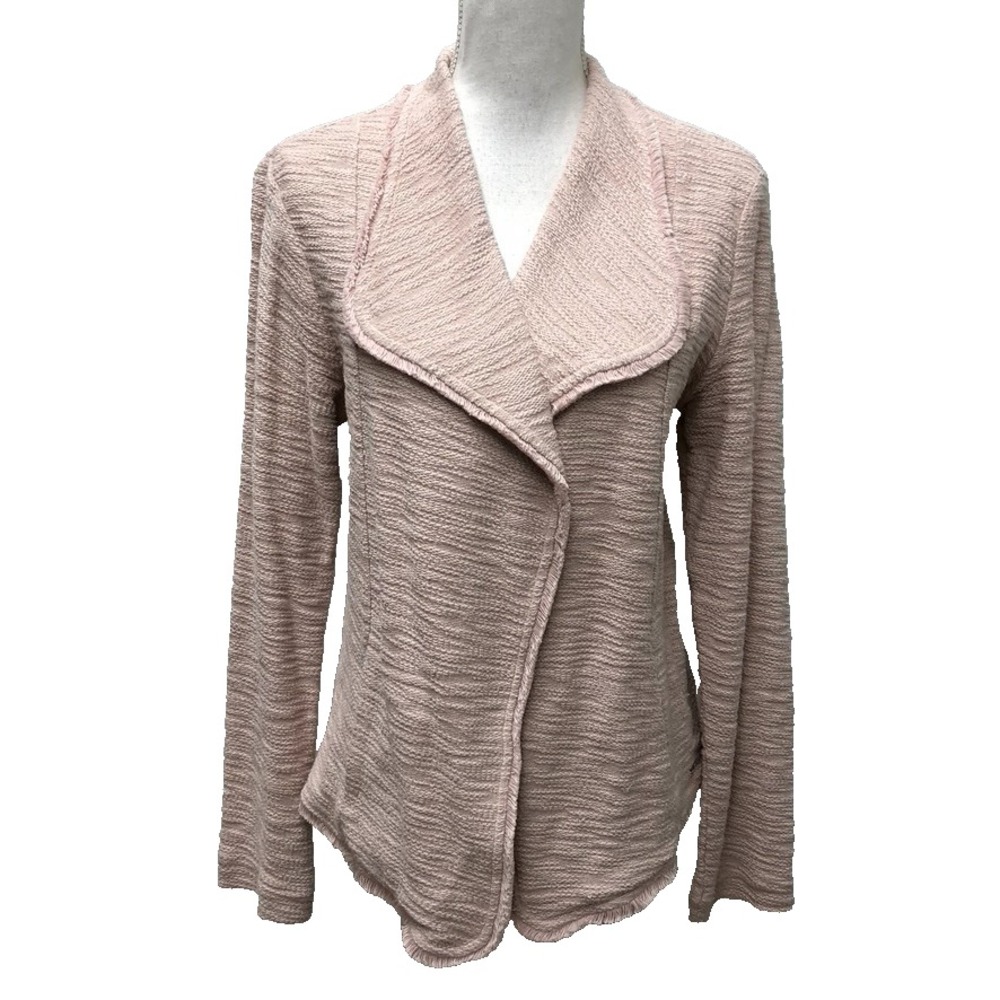 Marc Andrew Performance Becket Knit Jacket Womens Large Dusty Pink Normcore